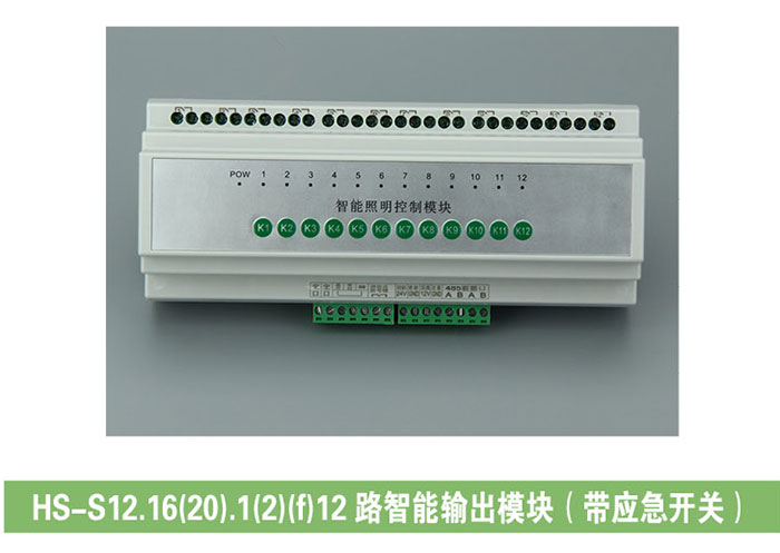 HS-S12.16(20).1(2)(f)12路智能輸出模塊(帶應急開關)